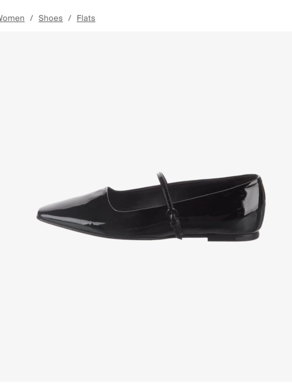 Dear Frances Patent Leather Mary Jane Flats – Size 42